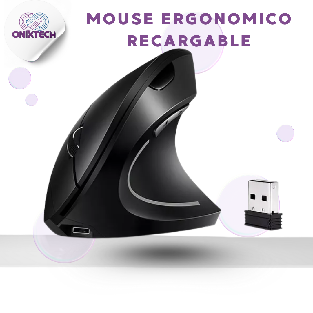 Miniatura 3 de MOUSE ERGONOMICO RECARGABLE